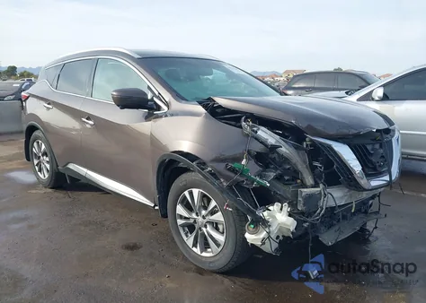 2018 Nissan Murano Sl из США, поврежденный, VIN 5N1AZ2MH6JN169087